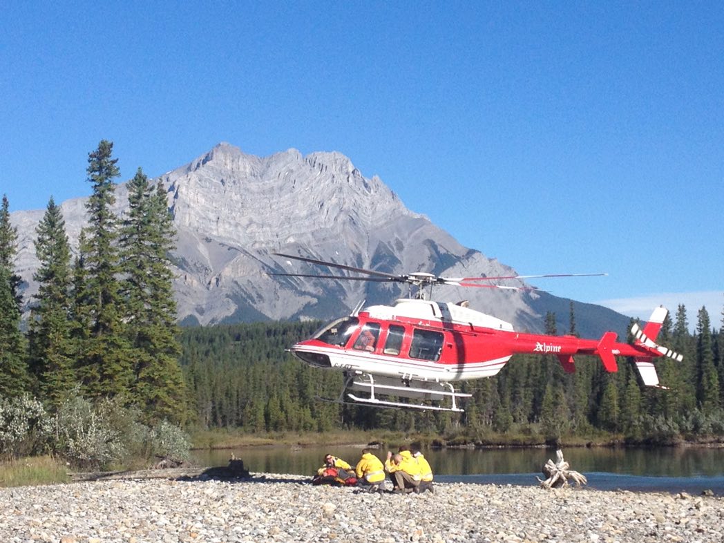 Helicopter landing zone